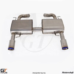 2x90mm Meisterschaft Titanium - GT Racing Exhaust for BMW E92 335i & 335xi Turbo models